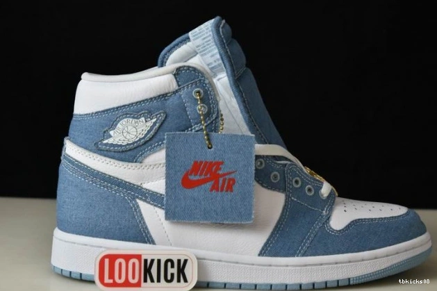Cheap TBkick WMNS 1 Jordan Denim High Air DM9036-104 OG 0805